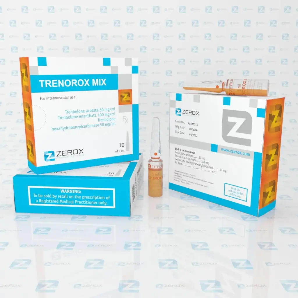 Trenorox Mix - Trenbolone Acetate,Trenbolone Hexahydrobenzylcarbonate,Trenbolone Enanthate - Zerox Pharmaceuticals Trenorox Mix - Trenbolone Acetate,Trenbolone Hexahydrobenzylcarbonate,Trenbolone Enanthate - Zerox Pharmaceuticals