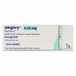 Wegovy 0.25 mg - Semaglutide - Novo Nordisk