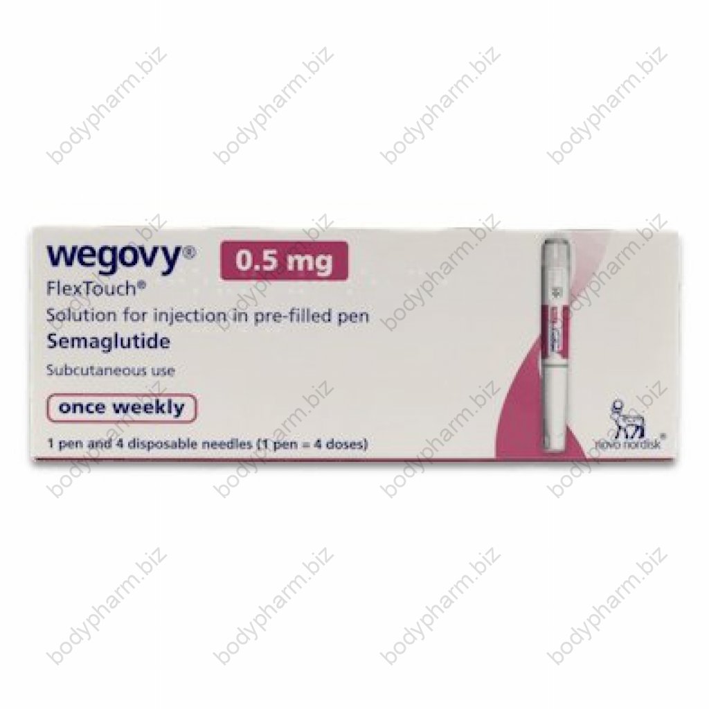 Wegovy 0.5 mg - Semaglutide - Novo Nordisk Wegovy 0.5 mg - Semaglutide - Novo Nordisk
