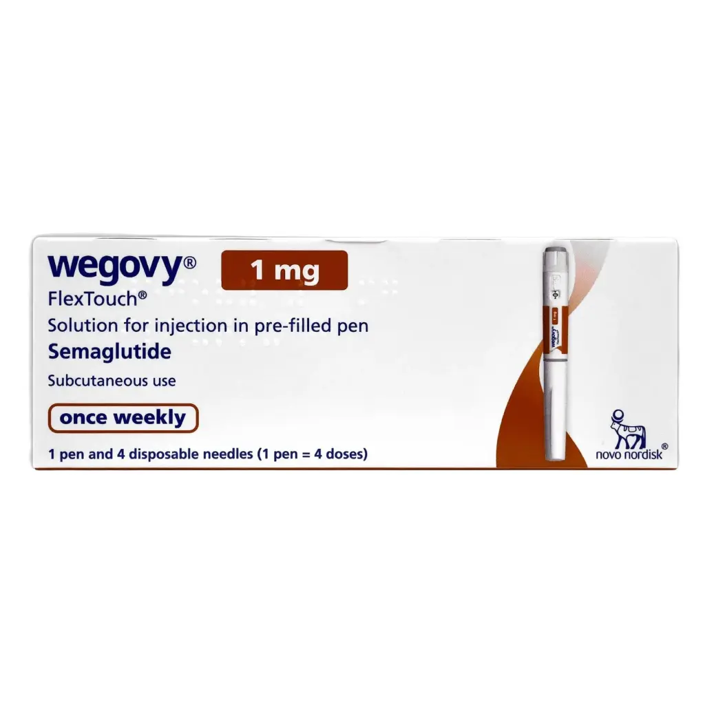Wegovy 1 mg - Semaglutide - Novo Nordisk Wegovy 1 mg - Semaglutide - Novo Nordisk