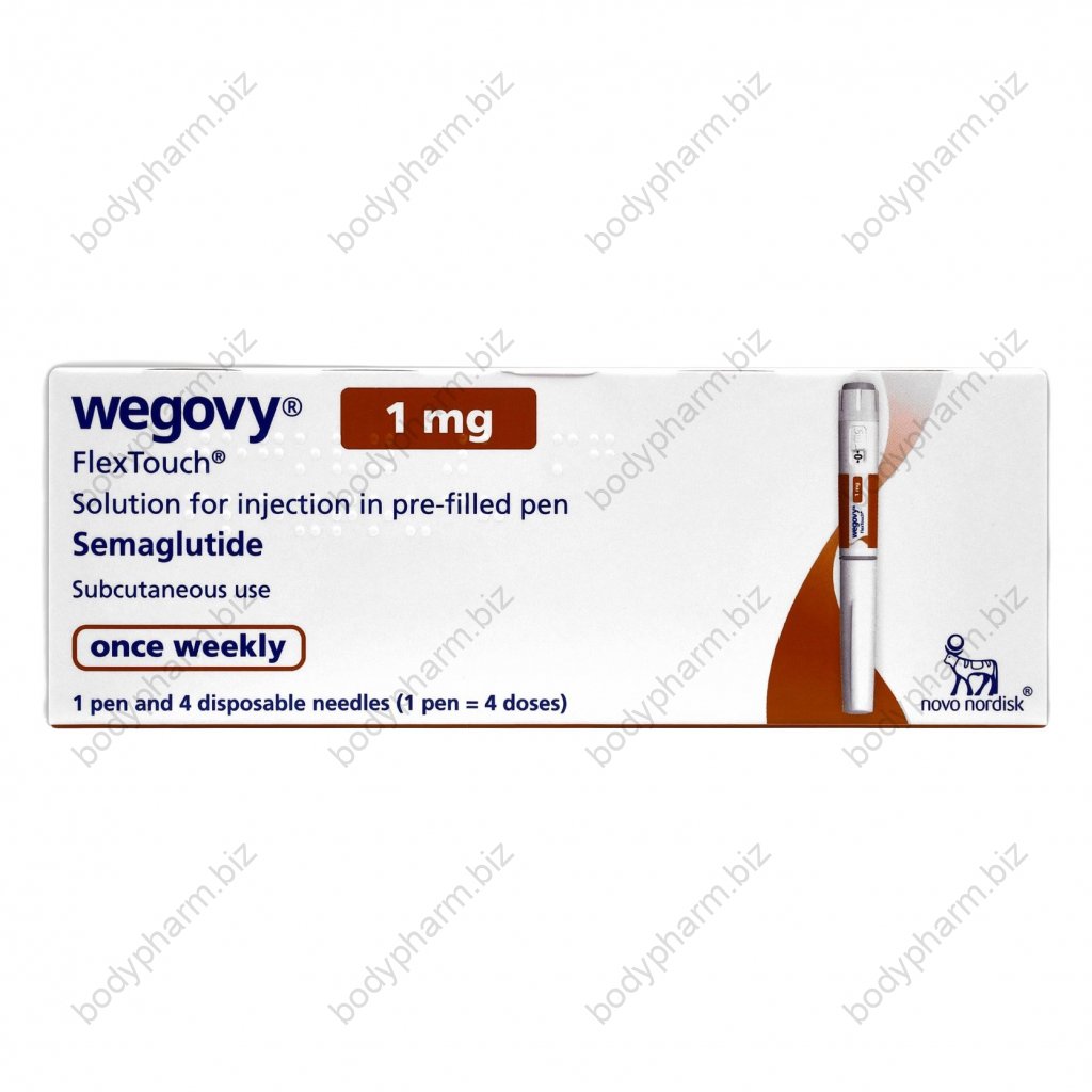 Wegovy 1 mg - Semaglutide - Novo Nordisk Wegovy 1 mg - Semaglutide - Novo Nordisk
