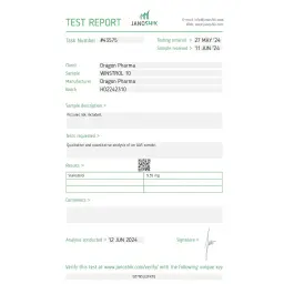 Winstrol 10 - Stanozolol - Dragon Pharma, Europe