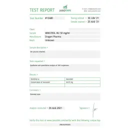 Winstrol 50 - Stanozolol - Dragon Pharma, Europe