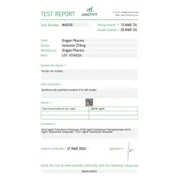 Lab Test Sustanon 270 March 2024