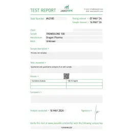 Trenbolone 100 lab test result (2024-05-16)