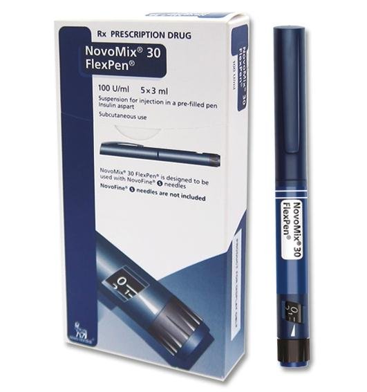 SEARCH AND BUY THIS PRODUCT NovoMix 30 FlexPen / Insulin Aspart / Novo Nordisk Human